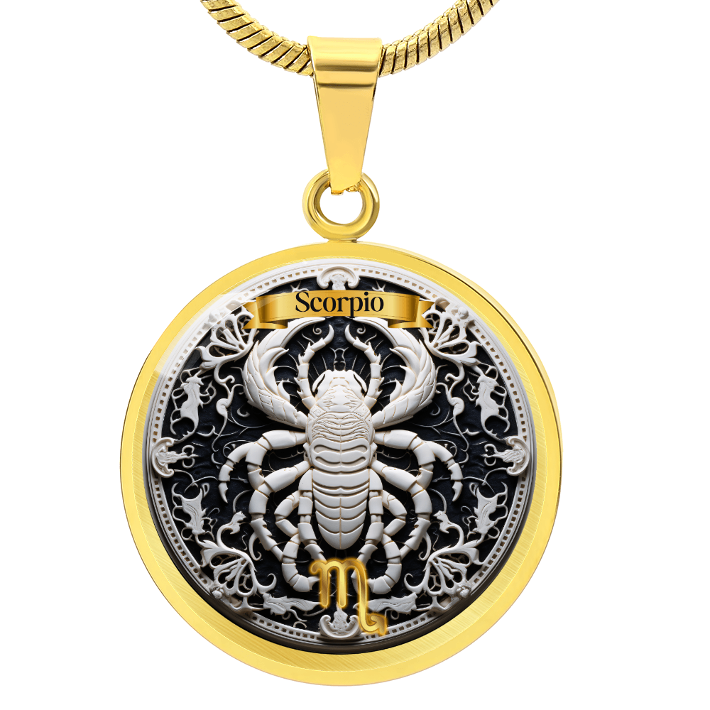Scorpio Zodiac Sign- Custom Crafted Necklace