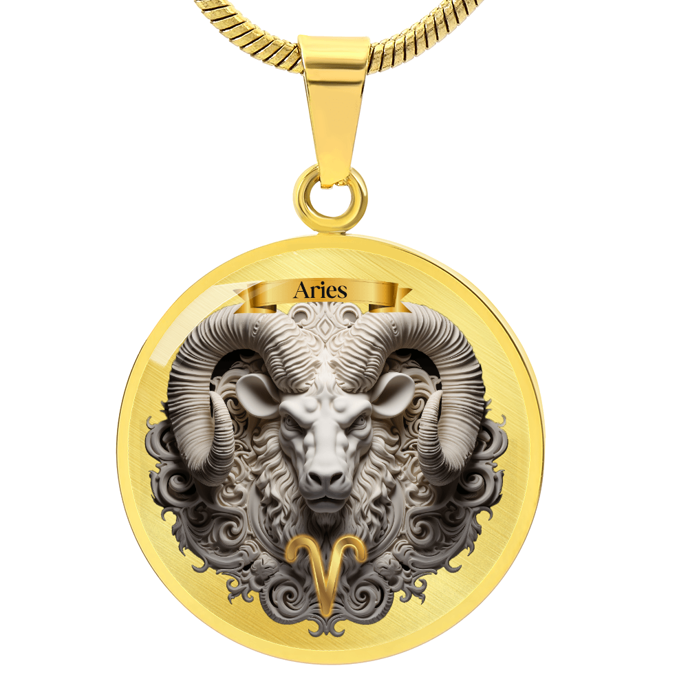 Aries Zodiac Sign- Custom Crafted Necklace