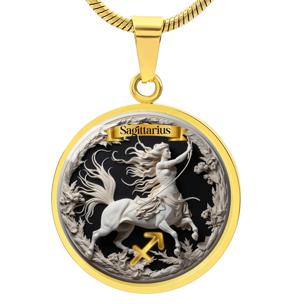 Sagittarius Zodiac Sign - Custom Crafted Necklace