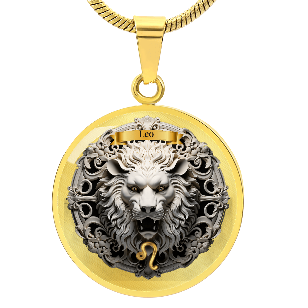 Leo Zodiac Sign - Custom Crafted Necklace