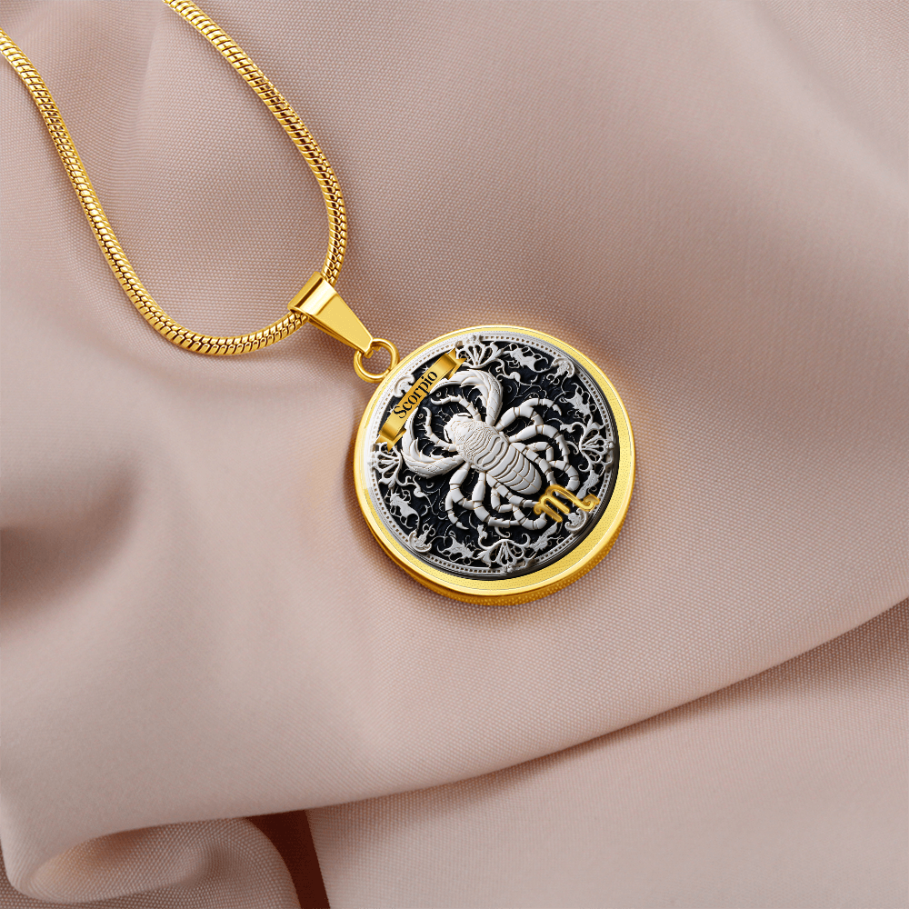 Scorpio Zodiac Sign- Custom Crafted Necklace