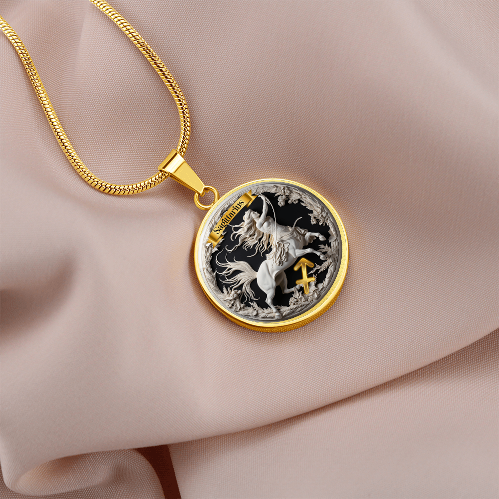 Sagittarius Zodiac Sign - Custom Crafted Necklace