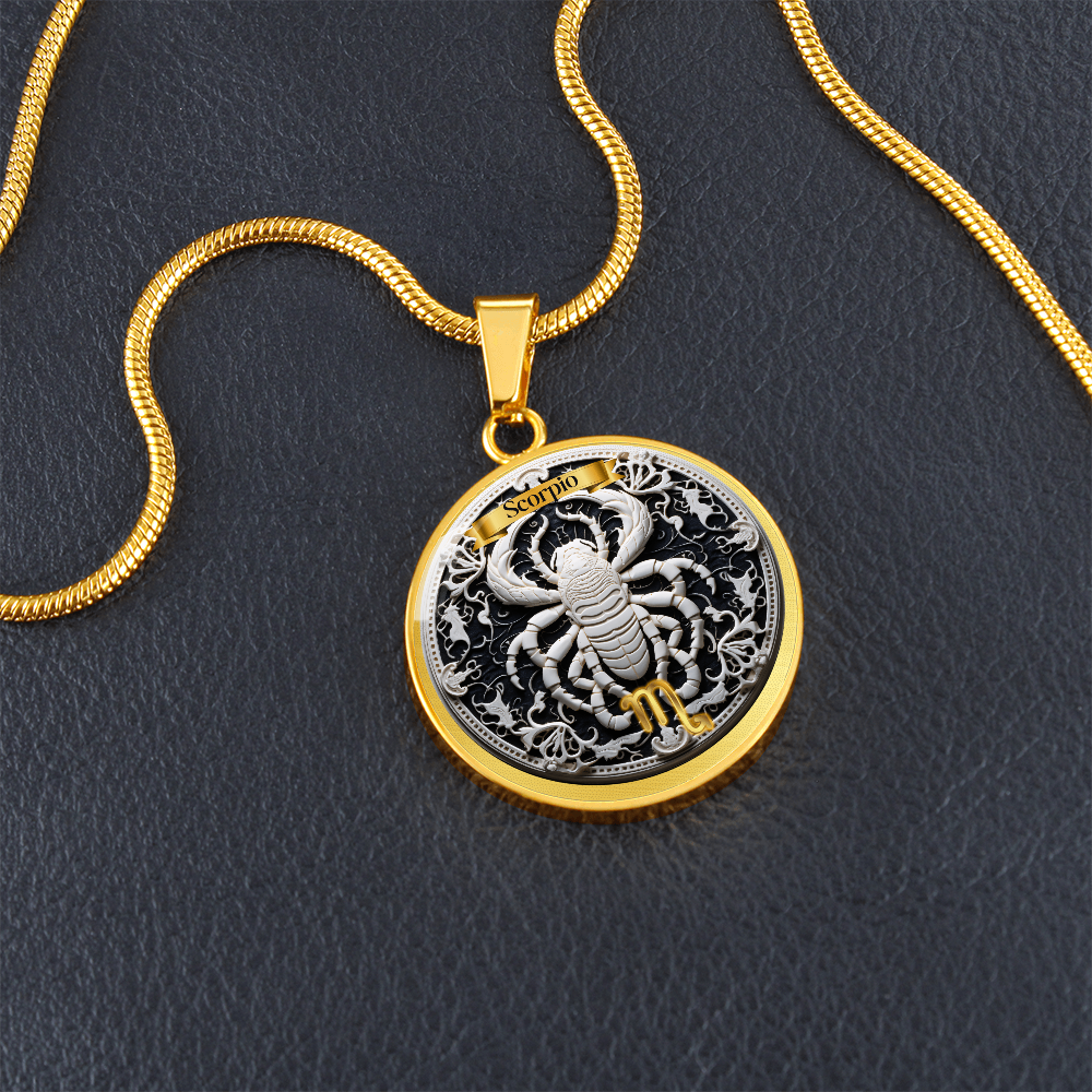 Scorpio Zodiac Sign- Custom Crafted Necklace