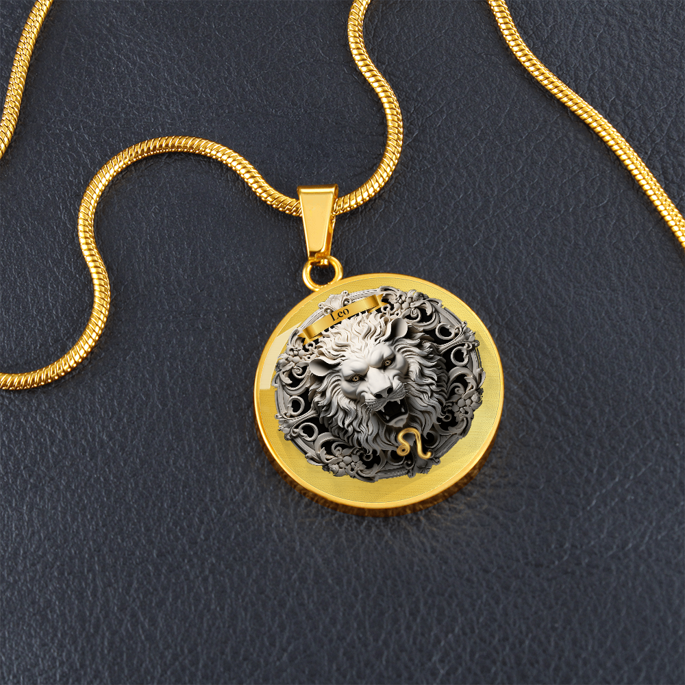 Leo Zodiac Sign - Custom Crafted Necklace