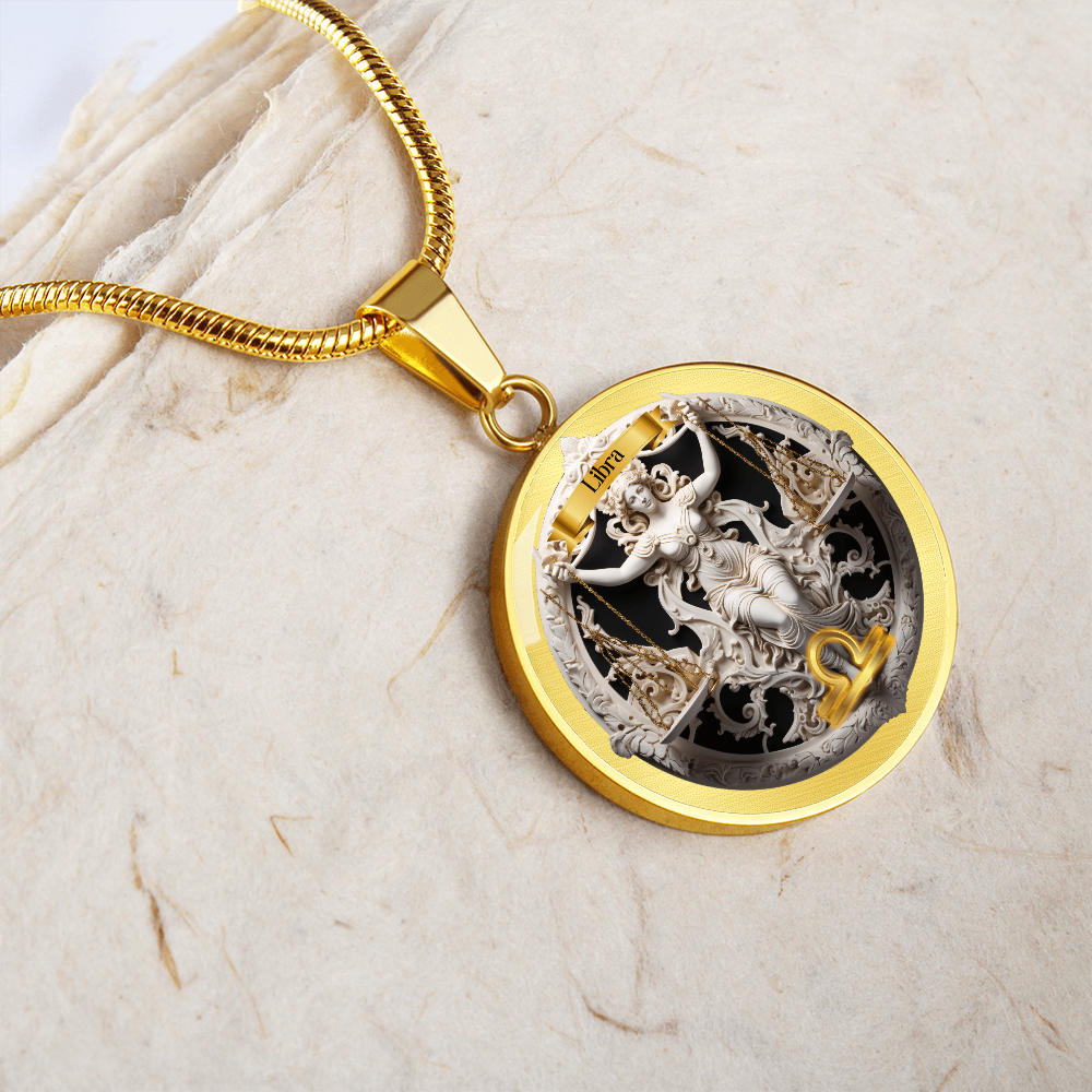 Libra Zodiac Sign- Custom Crafted Necklace