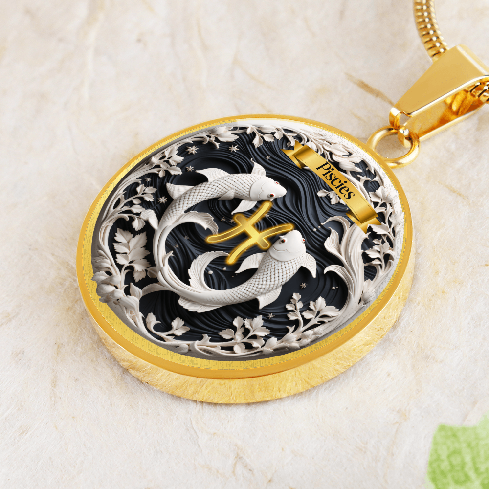Pisces Zodiac Sign- Custom Crafted Necklace
