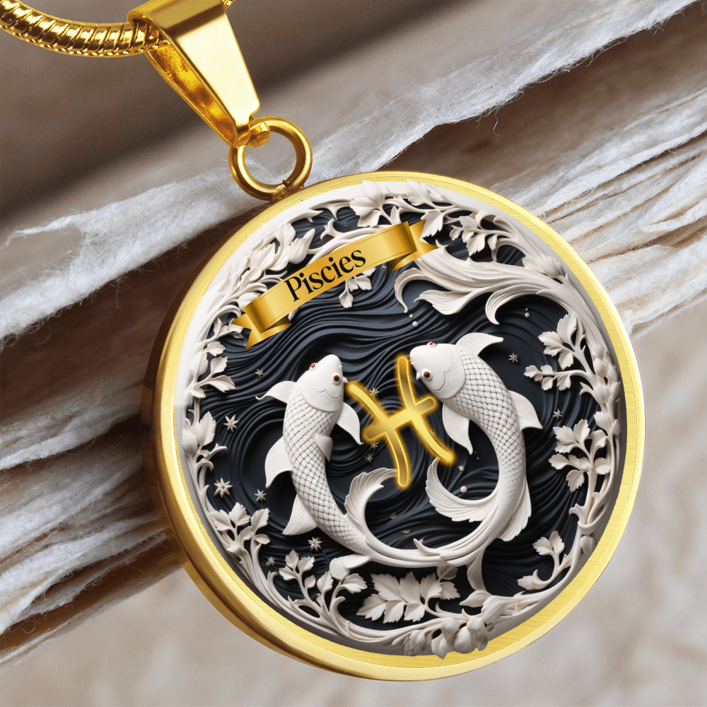 Pisces Zodiac Sign- Custom Crafted Necklace