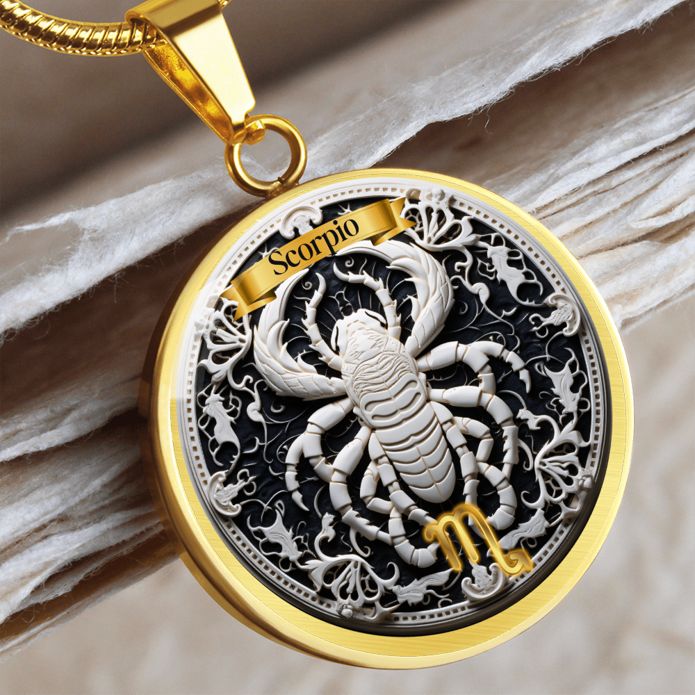 Scorpio Zodiac Sign- Custom Crafted Necklace