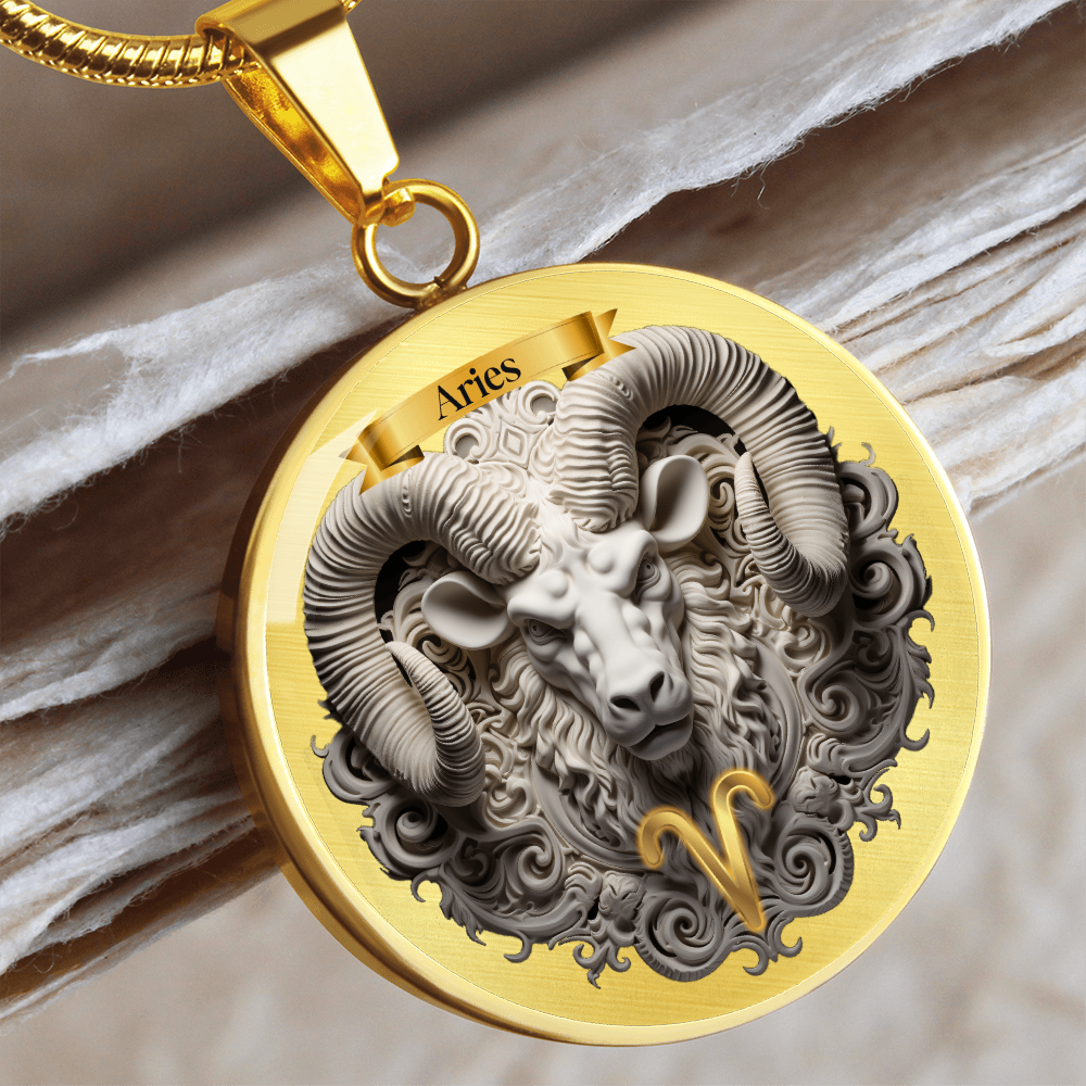 Aries Zodiac Sign- Custom Crafted Necklace