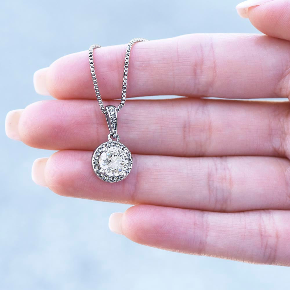 To The Best Sister - Dazzling Diamond Cut Necklace