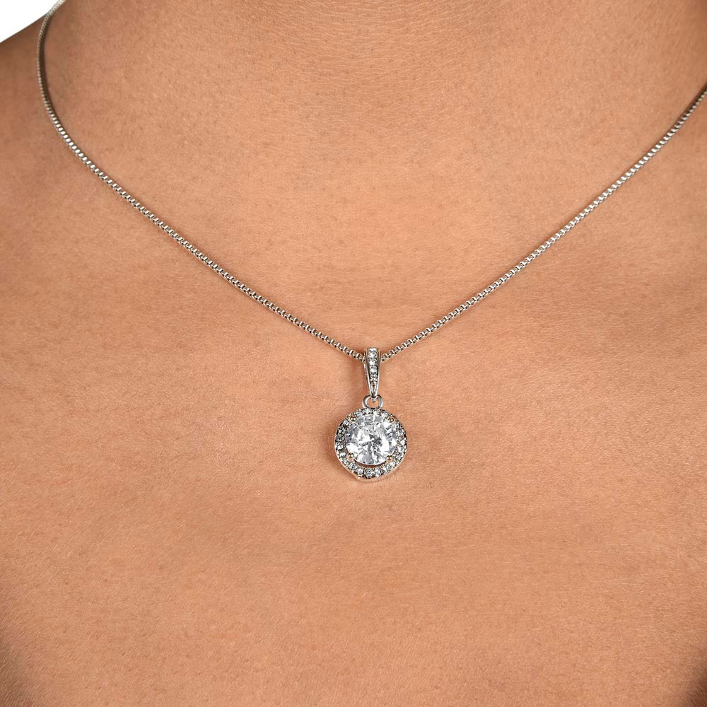 To The Best Sister - Dazzling Diamond Cut Necklace