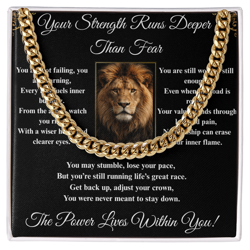 Powerful Spiritual Motivation- Cuban Link Chain