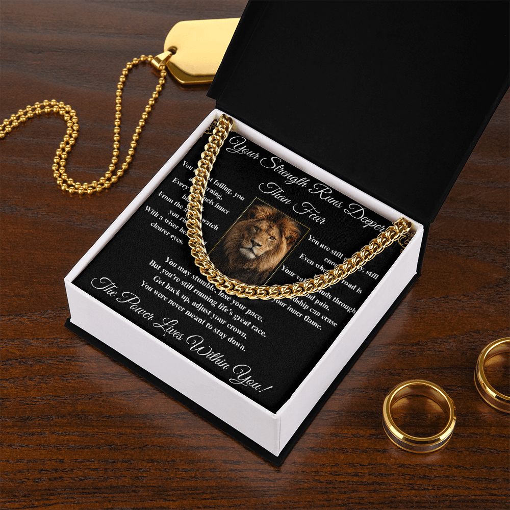 Powerful Spiritual Motivation- Cuban Link Chain