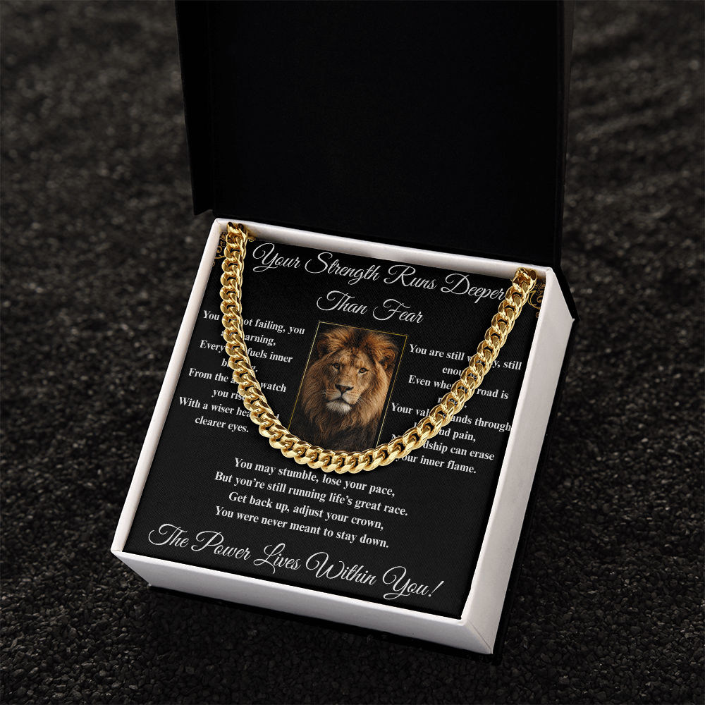 Powerful Spiritual Motivation- Cuban Link Chain