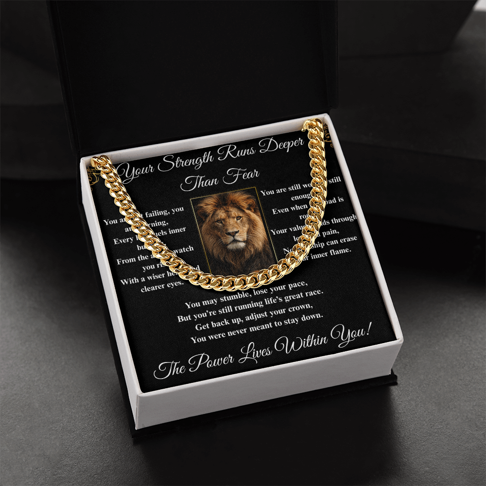 Powerful Spiritual Motivation- Cuban Link Chain