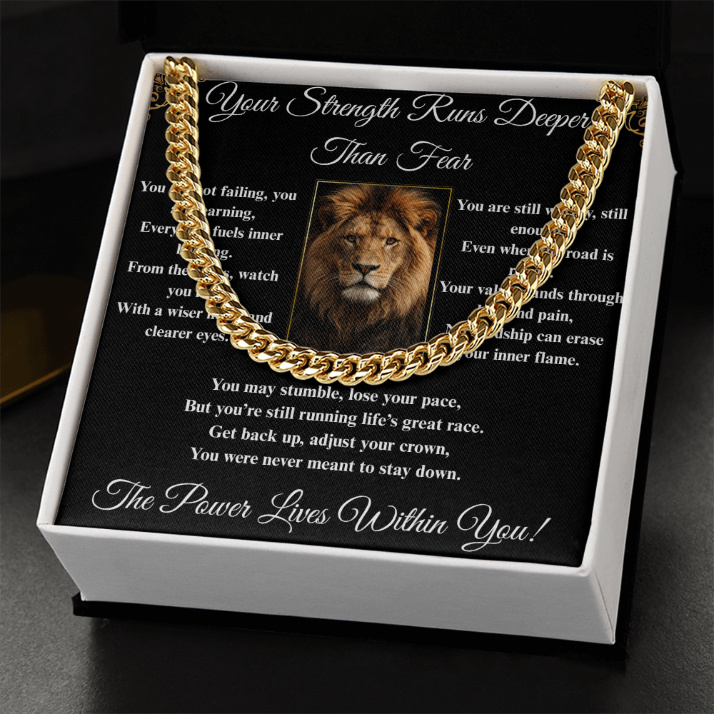 Powerful Spiritual Motivation- Cuban Link Chain