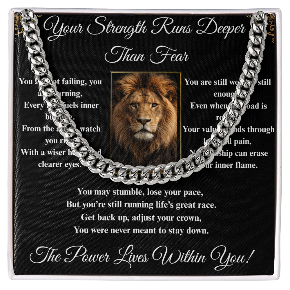 Powerful Spiritual Motivation- Cuban Link Chain