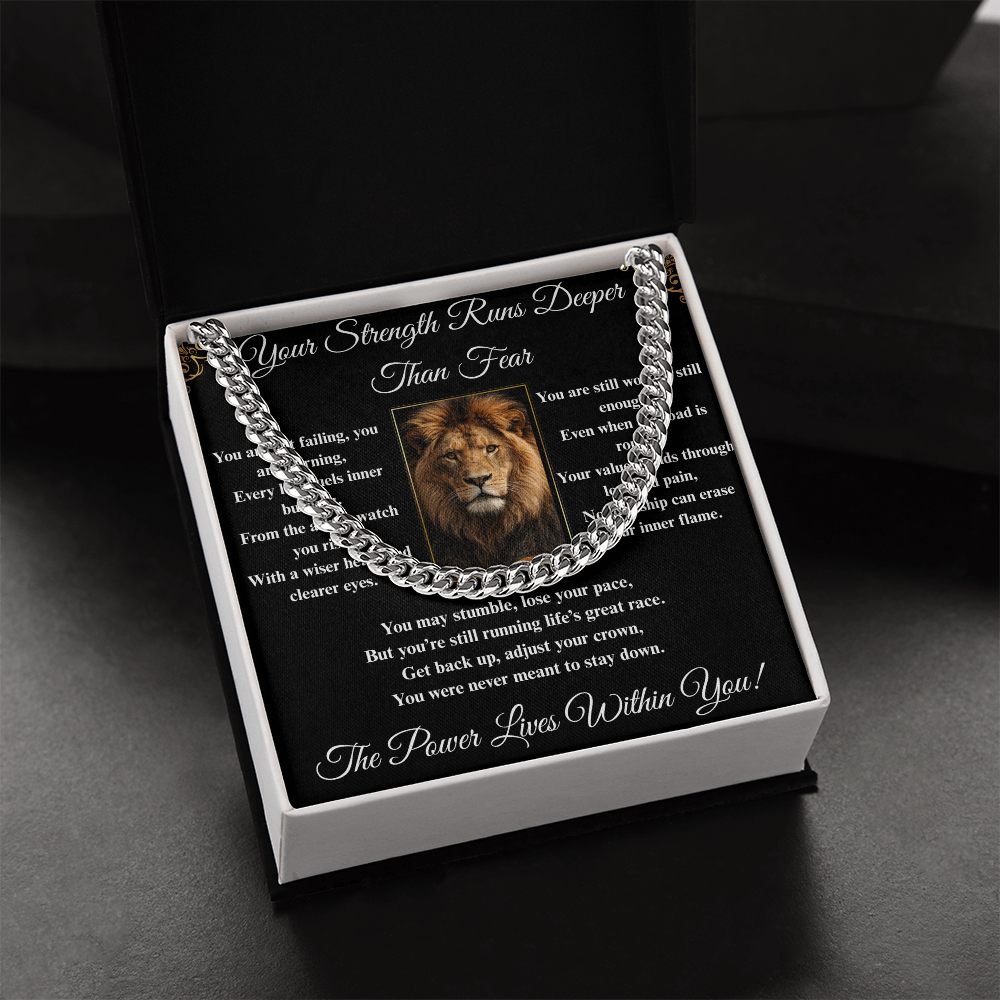 Powerful Spiritual Motivation- Cuban Link Chain