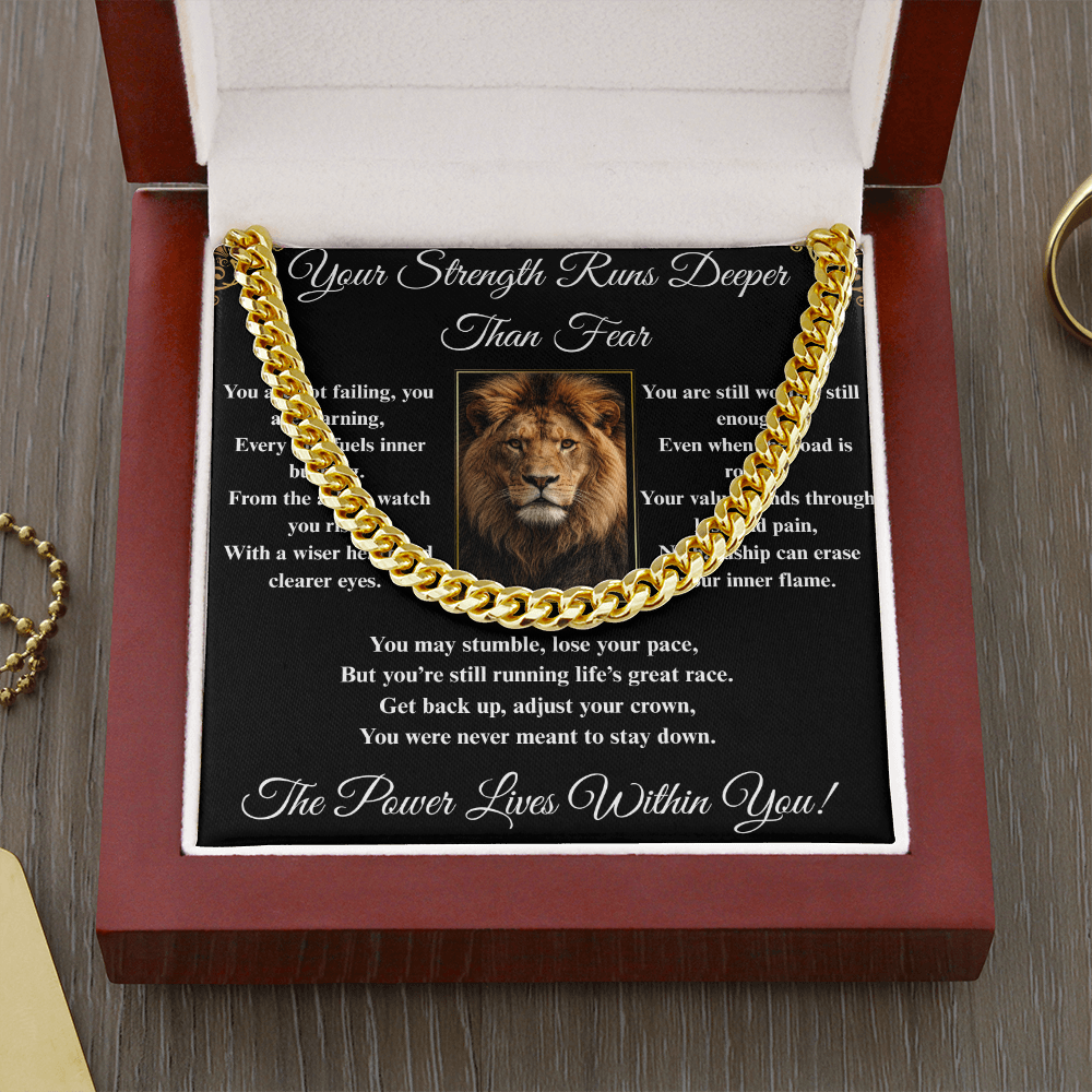 Powerful Spiritual Motivation- Cuban Link Chain