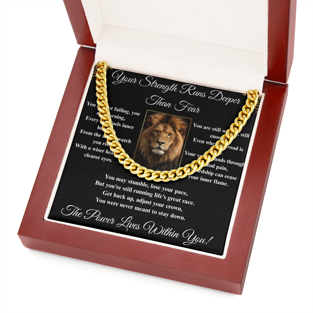 Powerful Spiritual Motivation- Cuban Link Chain