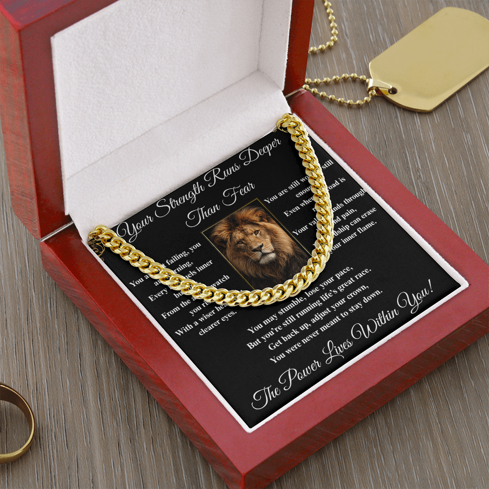 Powerful Spiritual Motivation- Cuban Link Chain