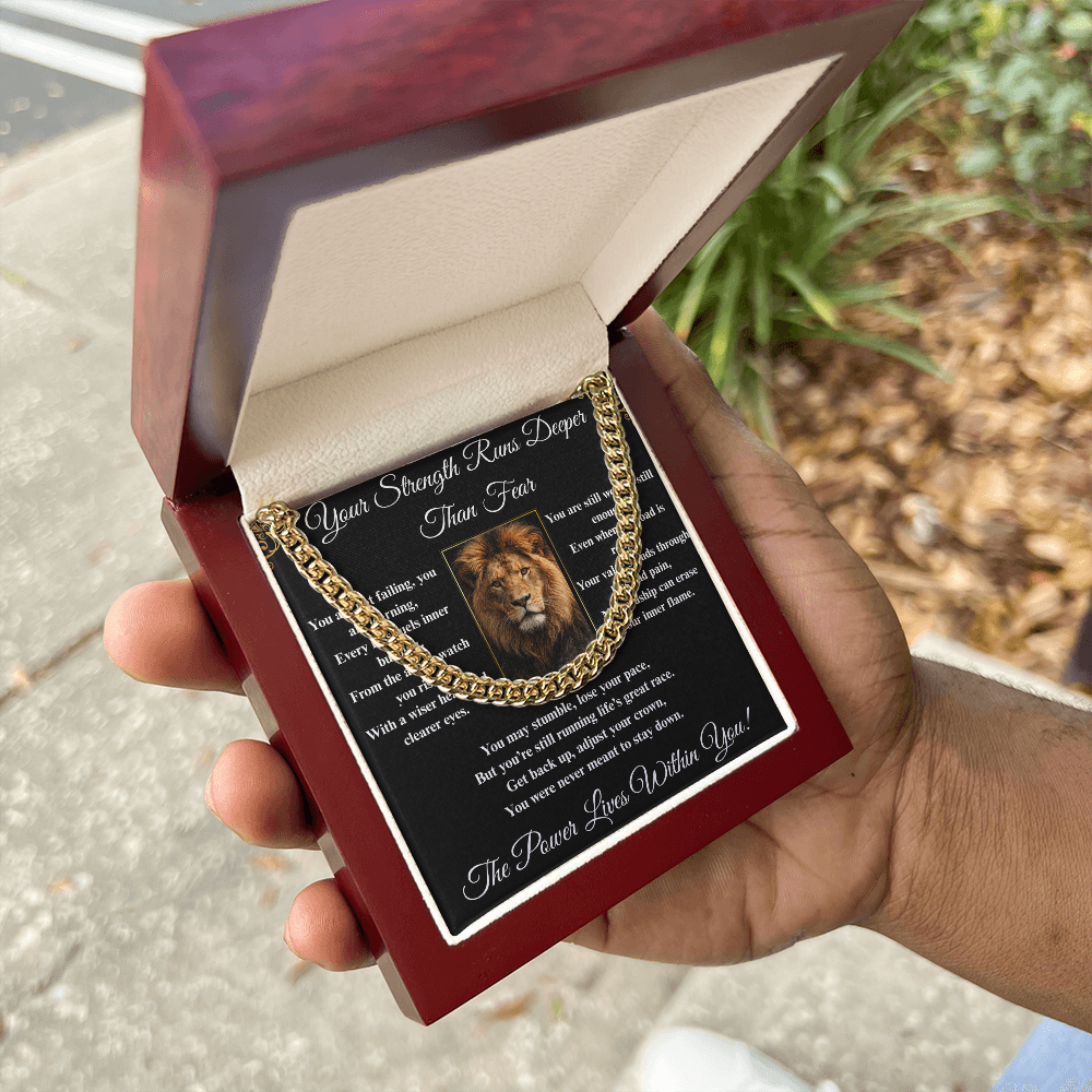 Powerful Spiritual Motivation- Cuban Link Chain