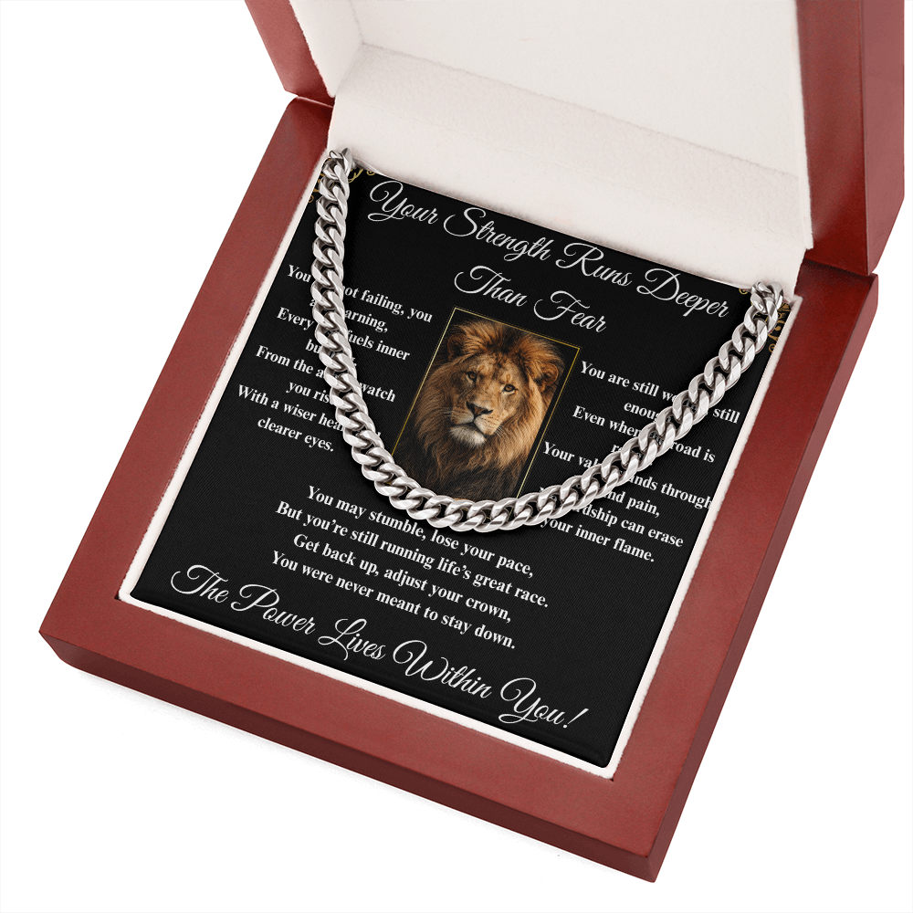 Powerful Spiritual Motivation- Cuban Link Chain