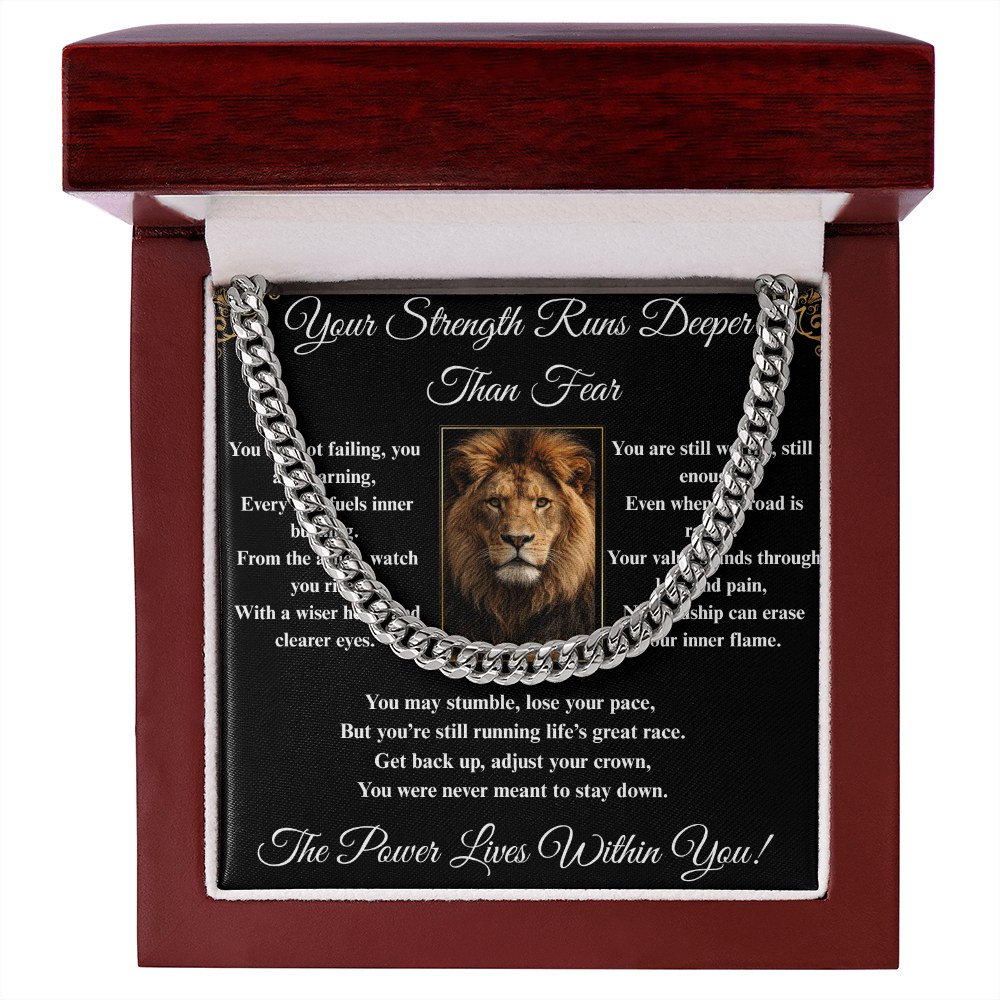 Powerful Spiritual Motivation- Cuban Link Chain