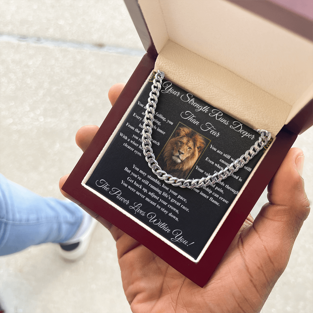 Powerful Spiritual Motivation- Cuban Link Chain