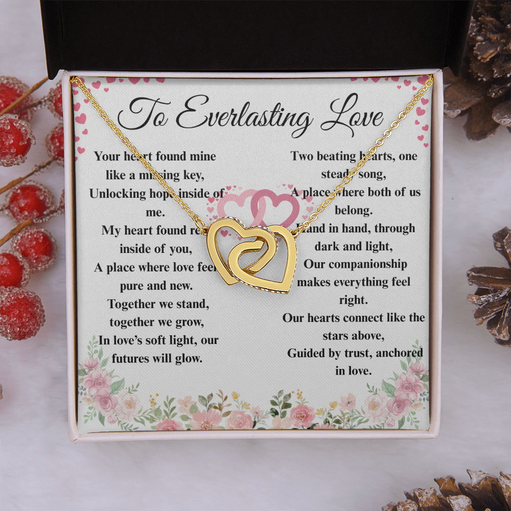 "To Everlasting Love" - Custom Crafted Connected Hearts Necklace