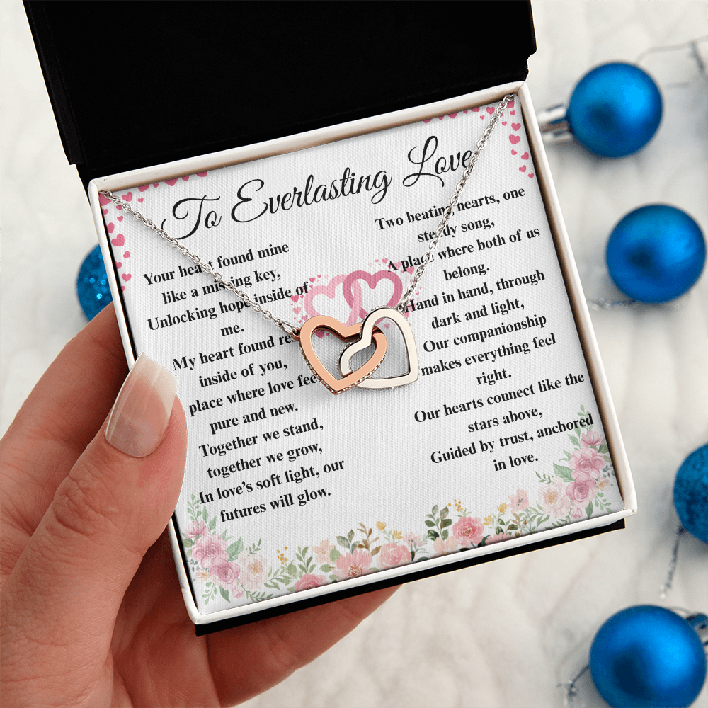 "To Everlasting Love" - Custom Crafted Connected Hearts Necklace