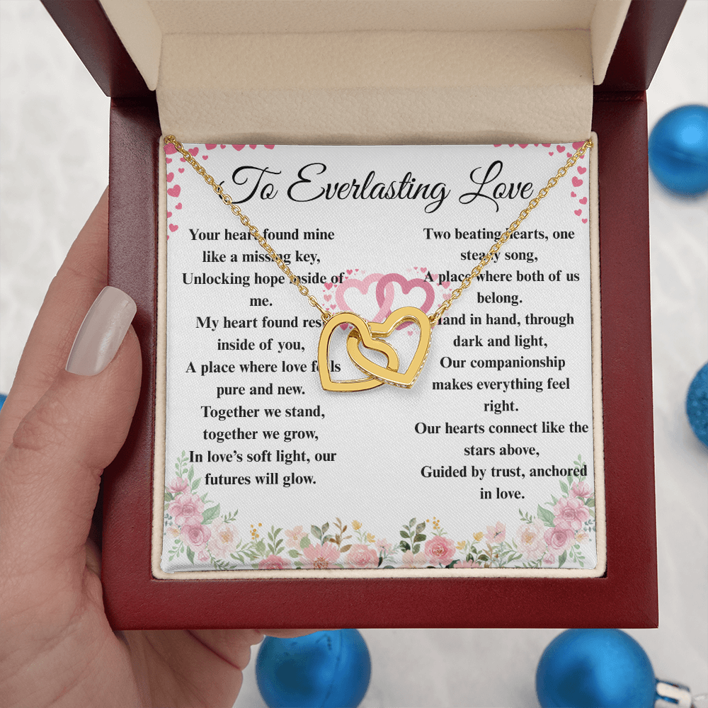 "To Everlasting Love" - Custom Crafted Connected Hearts Necklace