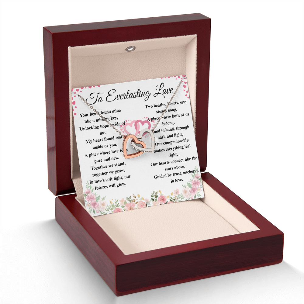 "To Everlasting Love" - Custom Crafted Connected Hearts Necklace