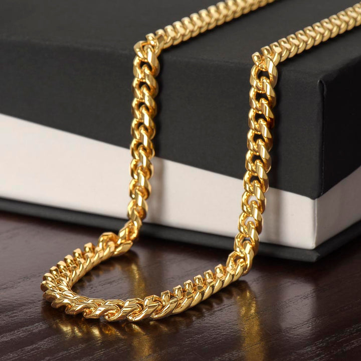 Classic Cuban Link Chain (Non- Message Card)