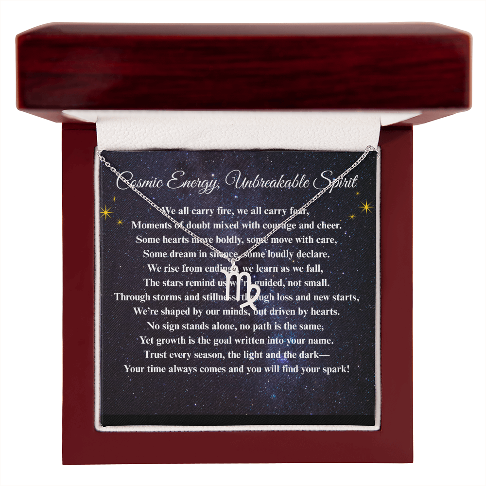 Spiritual Motivation Zodiac Sign - Symbol Necklace