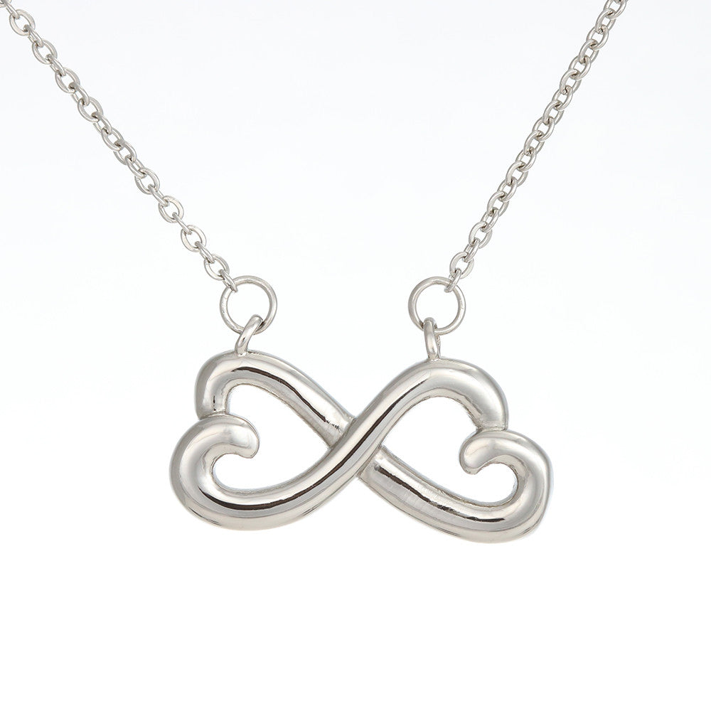 "My Best Friend" - Looped Hearts Necklace