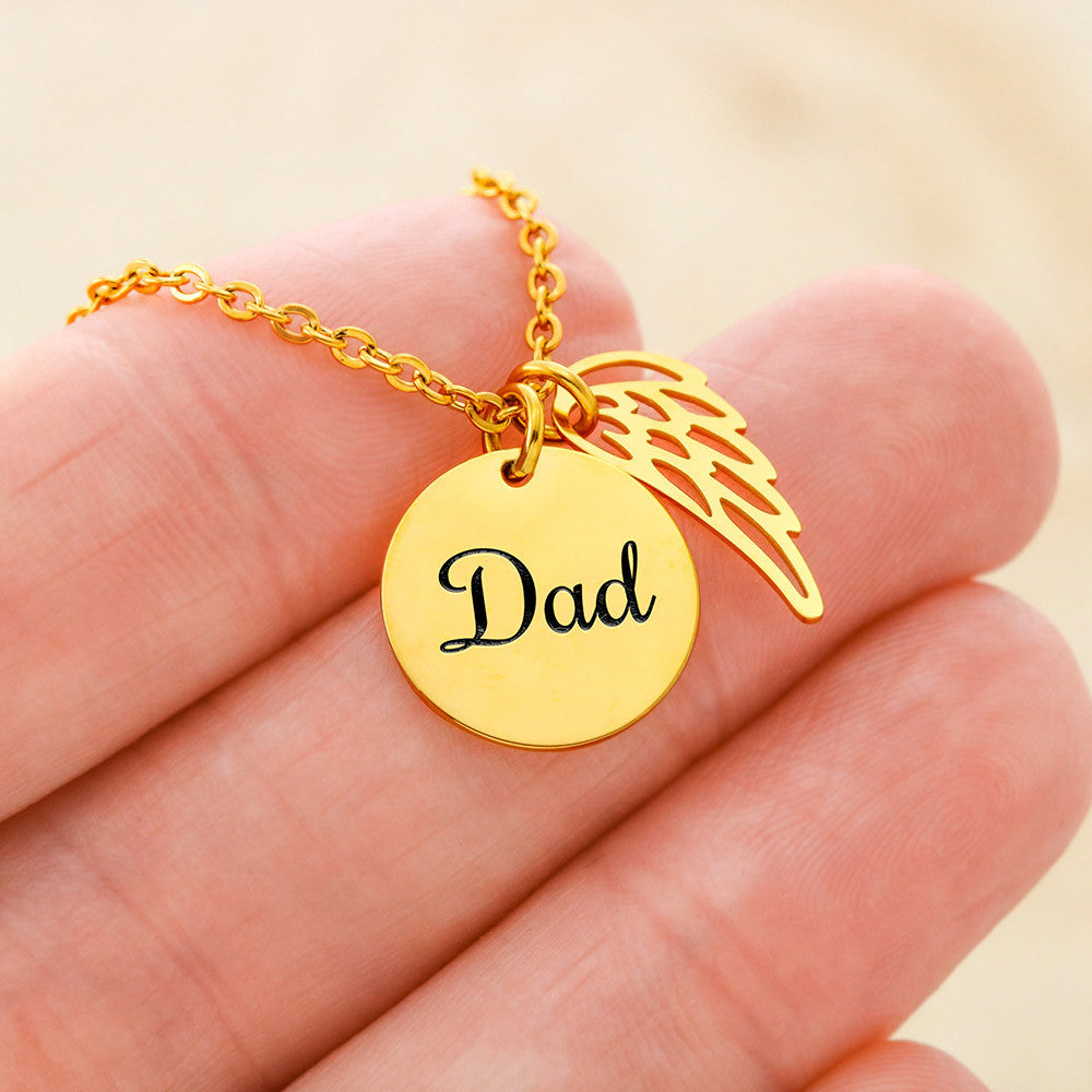 To My Amazing Dad - Custom Engraved Necklace