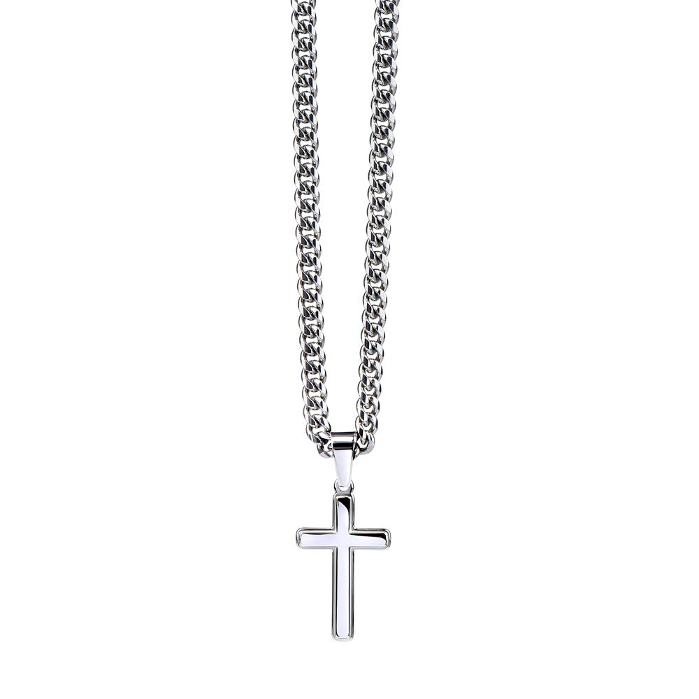 Spiritual Motivation- Cross Cuban Link Chain