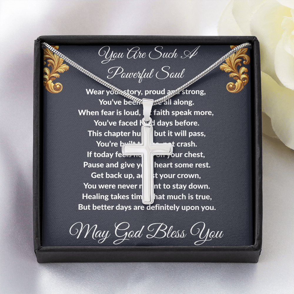 Spiritual Motivation - Artisan Cross Necklace