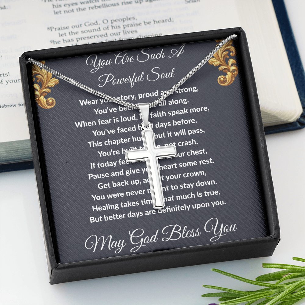 Spiritual Motivation - Artisan Cross Necklace