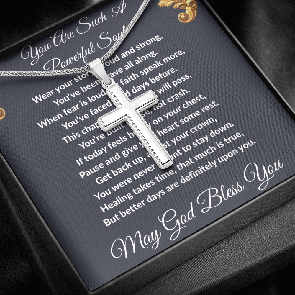 Spiritual Motivation - Artisan Cross Necklace
