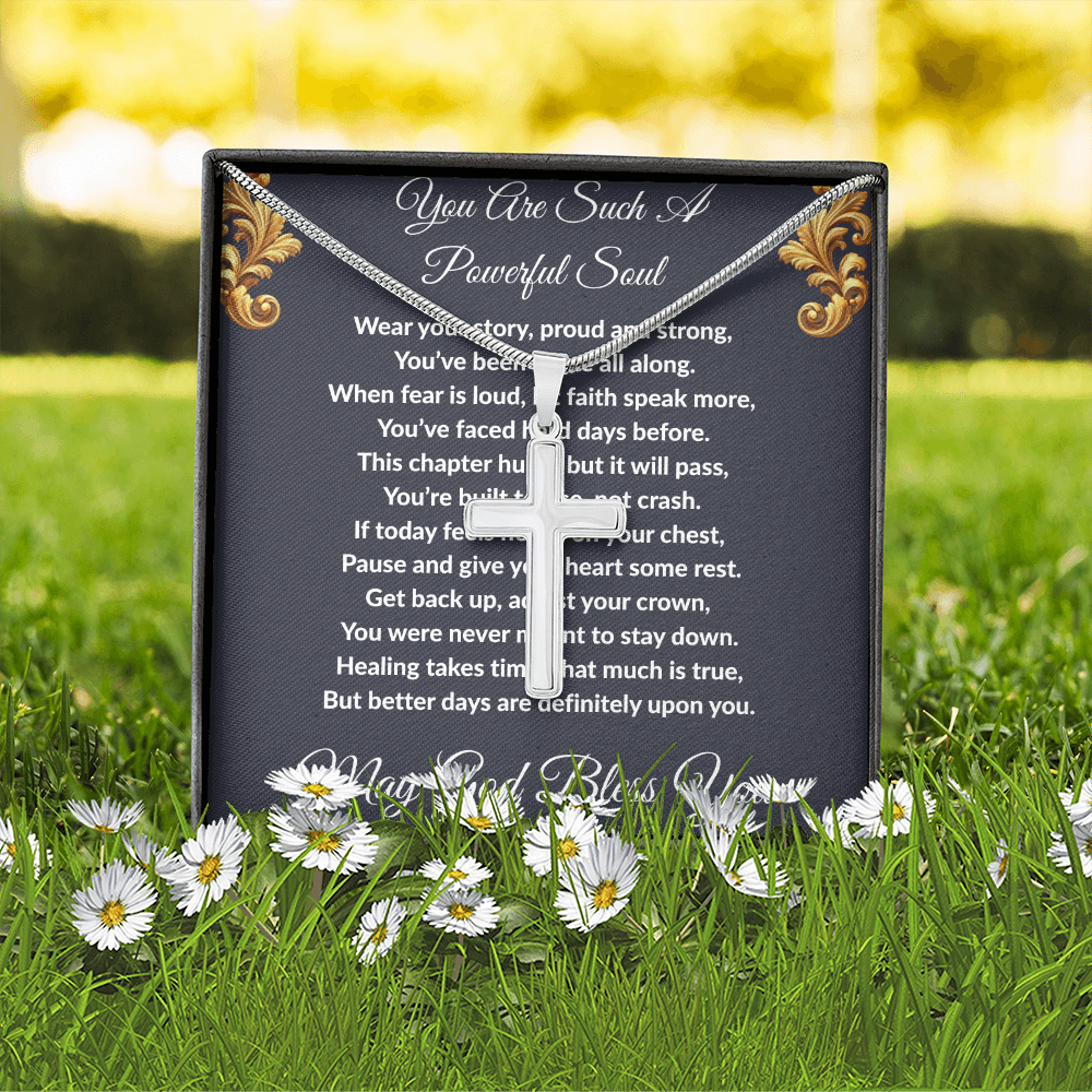 Spiritual Motivation - Artisan Cross Necklace