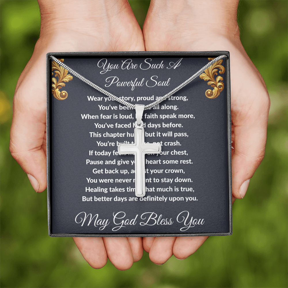 Spiritual Motivation - Artisan Cross Necklace