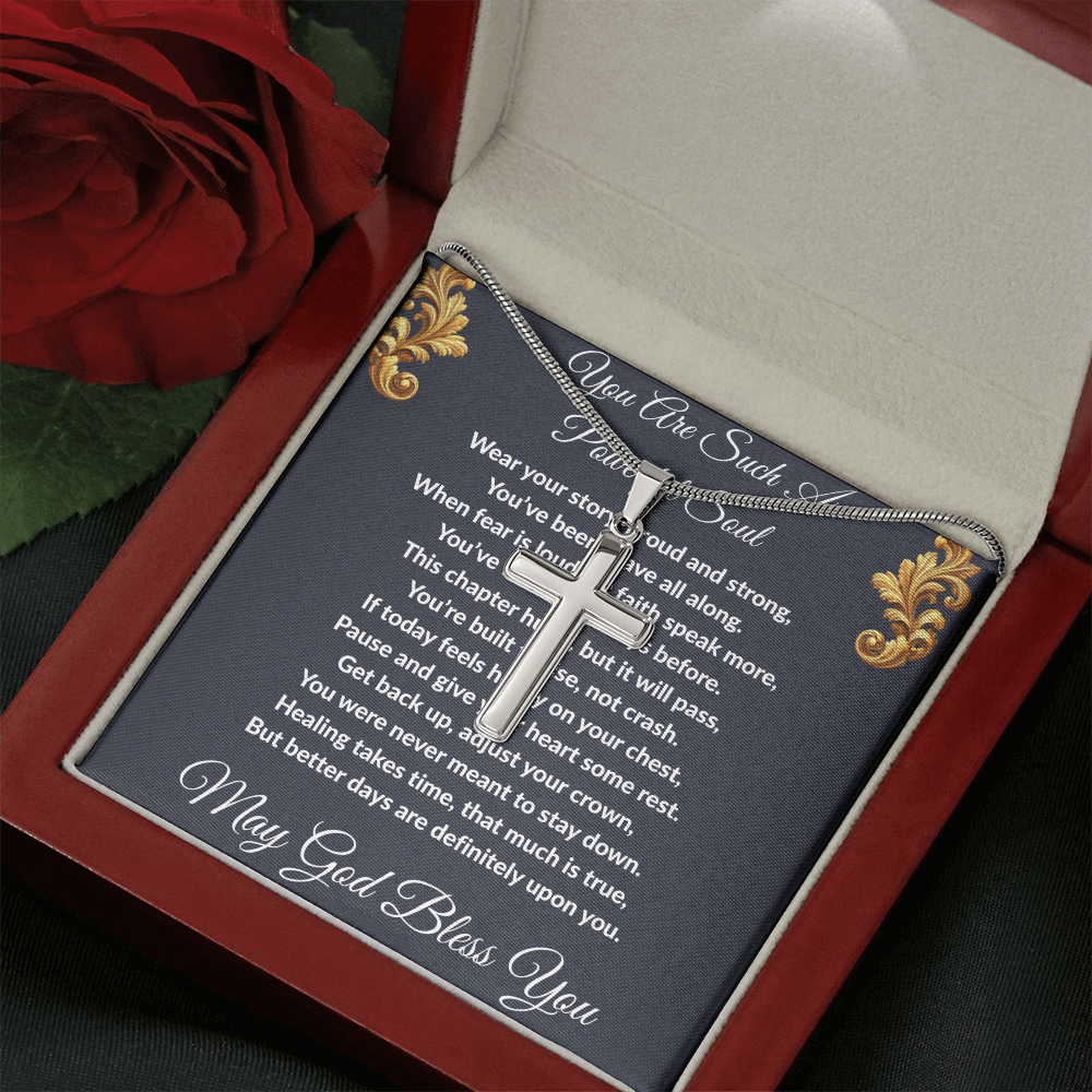 Spiritual Motivation - Artisan Cross Necklace
