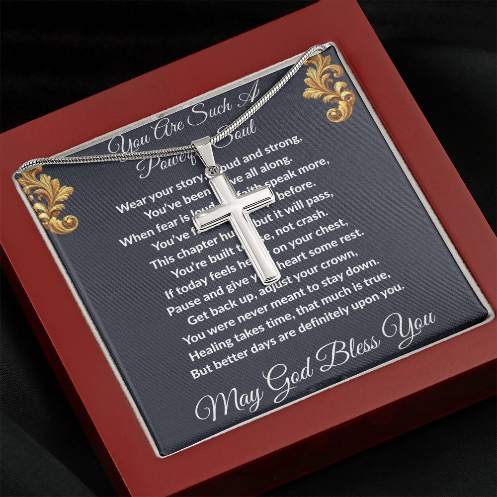 Spiritual Motivation - Artisan Cross Necklace