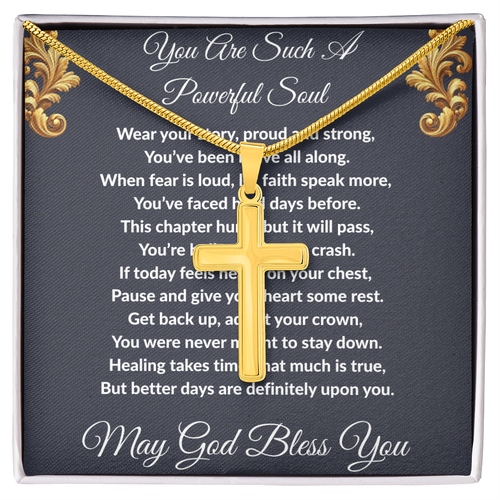 Spiritual Motivation - Artisan Cross Necklace