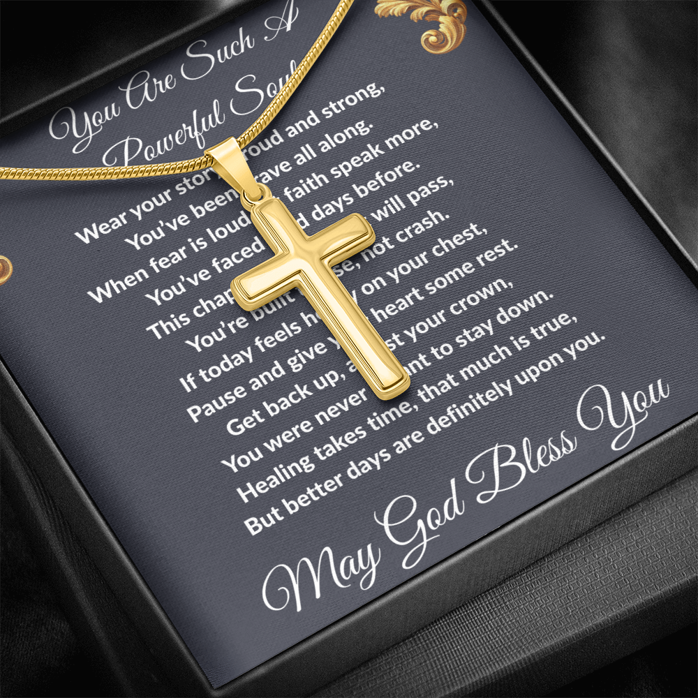 Spiritual Motivation - Artisan Cross Necklace