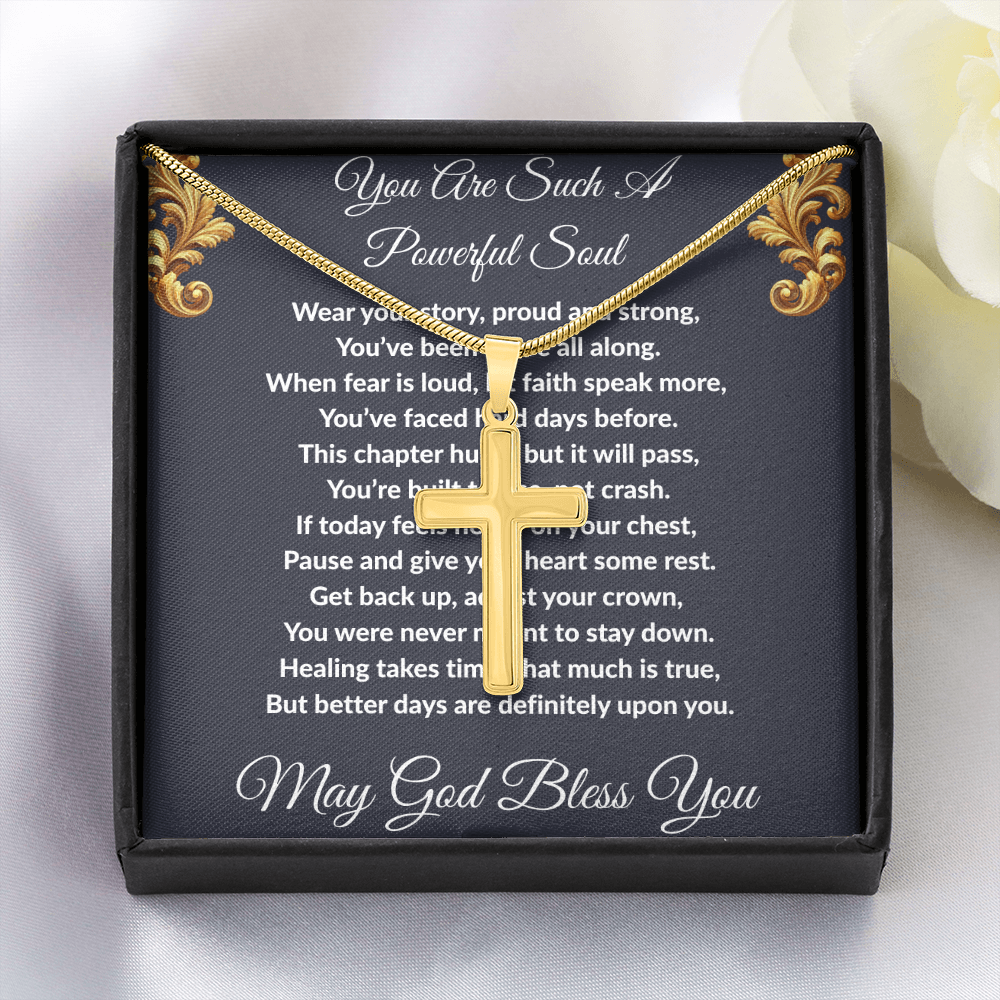 Spiritual Motivation - Artisan Cross Necklace