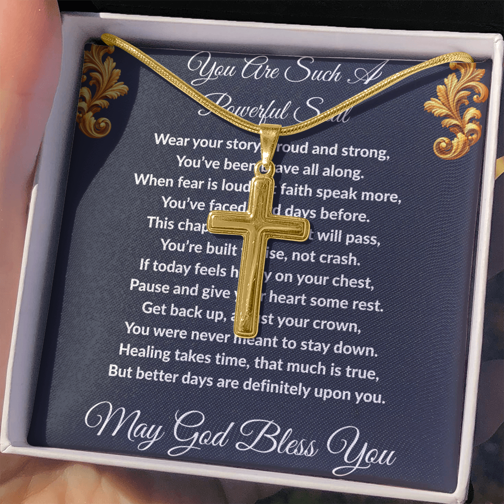 Spiritual Motivation - Artisan Cross Necklace