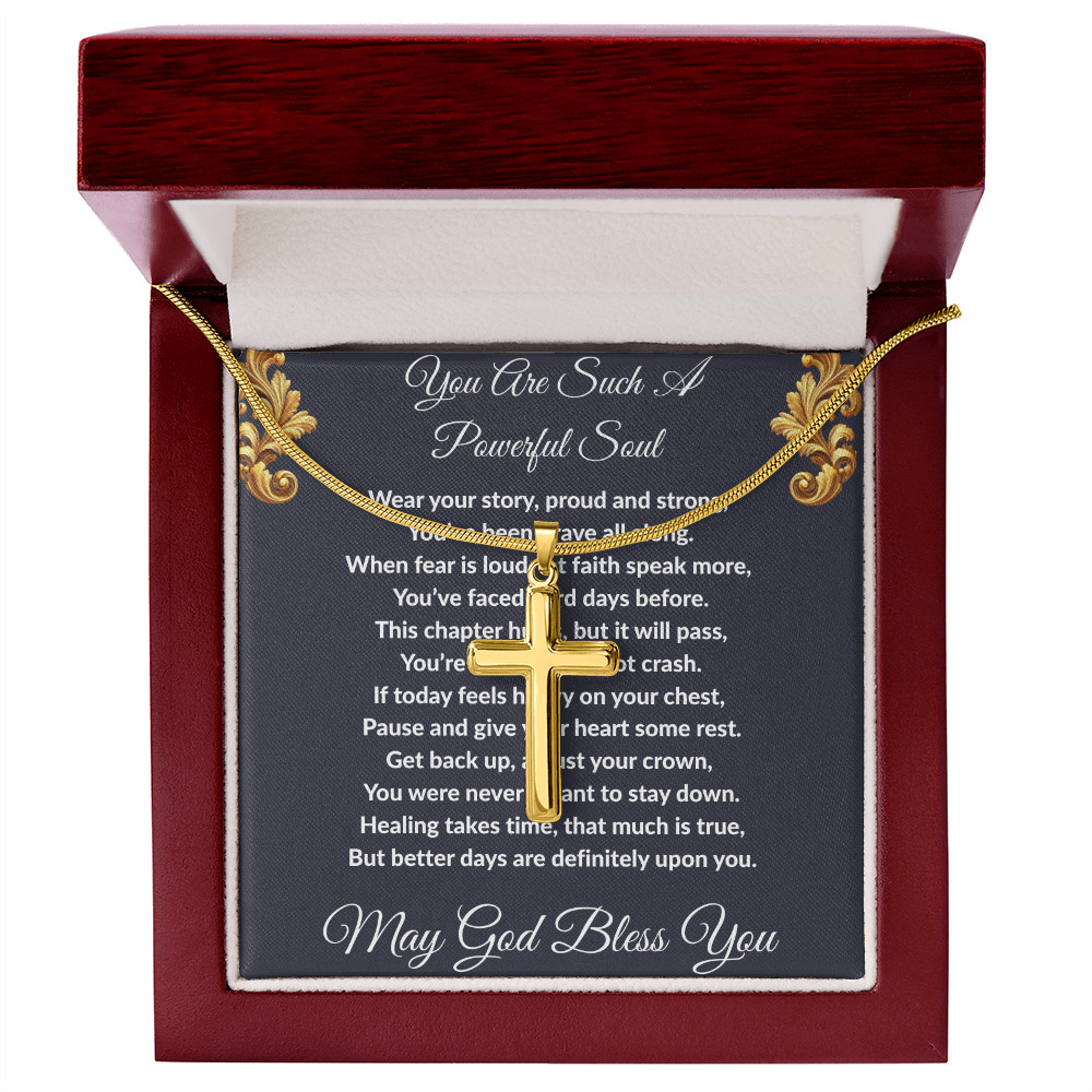 Spiritual Motivation - Artisan Cross Necklace